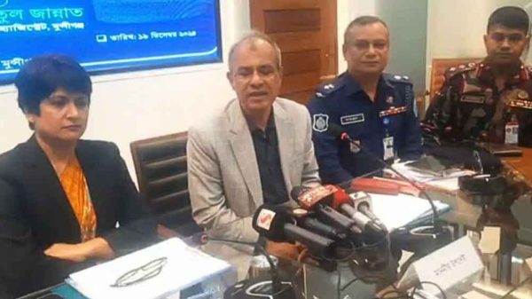 স্বরাষ্ট্র উপদেষ্টার বক্তব্য