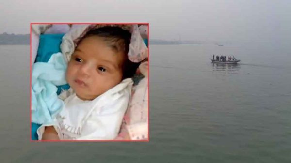 কন্যাকে সেতু থেকে নদীতে ফেলে দিলেন মা