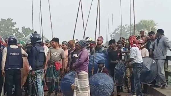 ফরিদপুরের নগরকান্দায় দুই পক্ষের সংঘর্ষে আহত ১৬
