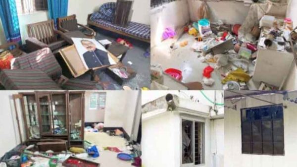 আওয়ামী লীগ নেতার বাড়িতে হামলা ও অগ্নিসংযোগ