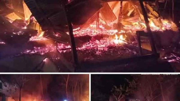 চন্ডিপুরে ভয়াবহ অগ্নিকাণ্ড
