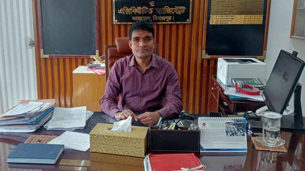 দিনাজপুরের কাহারোল ইউএনও মোঃ আমিনুল ইসলাম