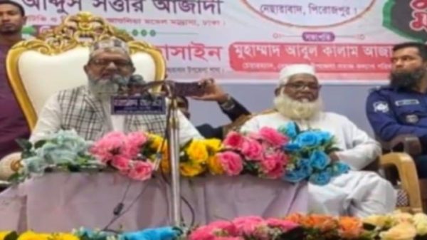 আল্লামা সাঈদী কখনোই মানবতা বিরোধী ছিলেন না,তিনি চক্রান্তের শিকার -শামীম সাঈদী