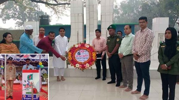 কাহারোলে যথাযোগ্য মর্যাদায় পালিত হয়েছে মহান স্বাধীনতা ও জাতীয় দিবস