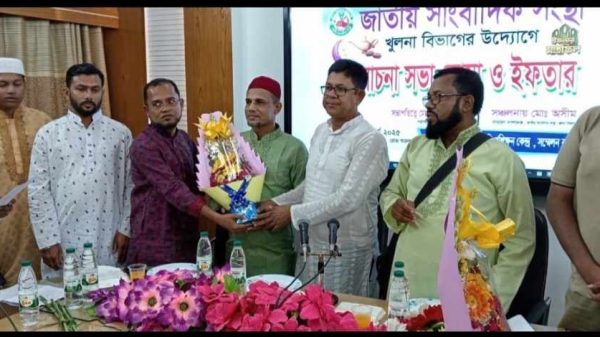জাতীয় সাংবাদিক সংস্থা খুলনা বিভাগের উদ্যোগে আলোচনা