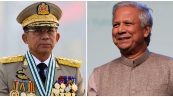 ড. ইউনূসের সঙ্গে বৈঠকের জোর চেষ্টা চালাচ্ছেন মিয়ানমারের সরকার প্রধান মিন অং হ্লাইং