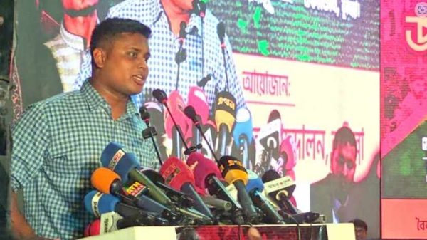 এনসিপি’র দক্ষিণাঞ্চলের মুখ্য সংগঠক হাসনাত আবদুল্লাহ