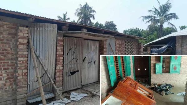 দিঘিরপাড়ে রক্তক্ষয়ী সংঘর্ষে অর্ধশতাধিক পরিবার ঘরছাড়া
