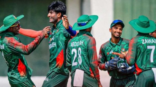 শ্রীলঙ্কার মাটিতে ইতিহাস গড়ল বাংলাদেশ অনূর্ধ্ব-১৯