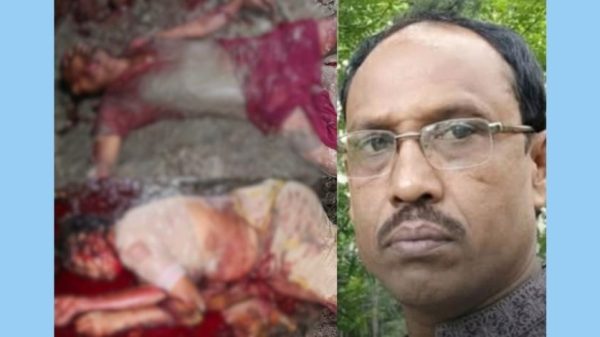 পিরোজপুরে পরকীয়ার জেরে ইউপি সদস্য ও ভাবীকে কুপিয়ে হত্যা, স্ত্রী আহত