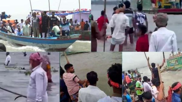 মুন্সীগঞ্জে মেঘনা নদীতে বালু উত্তোলন নিয়ে সংঘর্ষ, আহত ৫ শ্রমিক