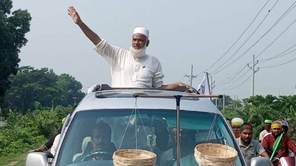 ঝিনাইদহ-৪ আসনে আবু তালিবের নেতৃত্বে বিশাল মোটরসাইকেল র‍্যালি, ঈদের আমেজে জনতার ঢল