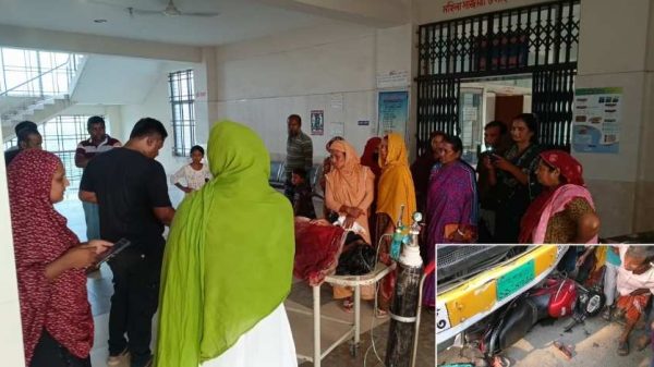 শৈলকুপায় ট্রাক চাপায় মা-বাবা ও ছেলে নিহত