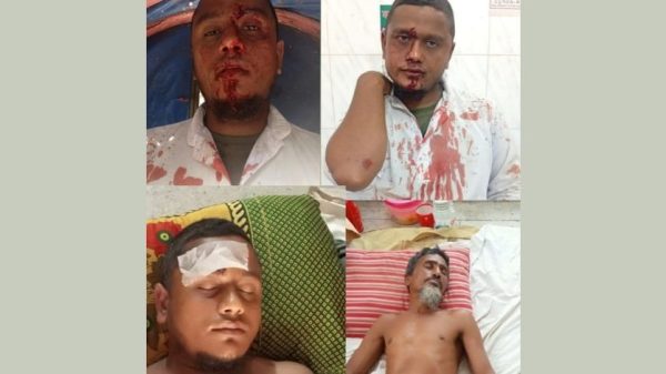 পিরোজপুরের ইন্দুরকানীতে জমি সংক্রান্ত বিরোধের জেরে প্রতিপক্ষের হামলায় নারীসহ চারজন আহত হয়েছেন। ঘটনার পর আহতদের জেলা হাসপাতালে ভর্তি করা হয়েছে। পুলিশ বলেছে, তদন্ত সাপেক্ষে আইনগত ব্যবস্থা নেওয়া হবে।