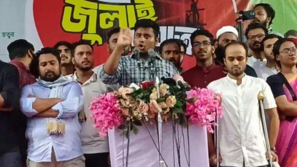 এনসিপিতে চাঁদাবাজদের ঠাঁই নেই: ময়মনসিংহে জুলাই পদযাত্রায় হুঁশিয়ারি হাসনাত আবদুল্লাহর