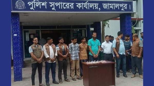 জামালপুরে ৪ হাজার ১০ পিস ইয়াবা সহ ৩ মাদক কারবারী গ্রেফতার