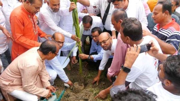 ঝিনাইদহে কৃষকদলের বৃক্ষরোপণ কর্মসূচি পালন