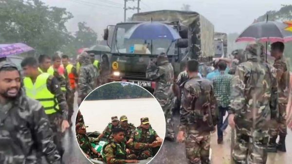 ফেনীতে বন্যা ২০২৫: পরশুরাম, ফুলগাজী ও ছাগলনাইয়ায় পানিবন্দি লাখো মানুষ, সেনাবাহিনী উদ্ধারকাজে