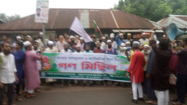 দিঘলিয়ায় ছাত্র জনতার গণঅভ্যুত্থান জামায়াতের মিছিল