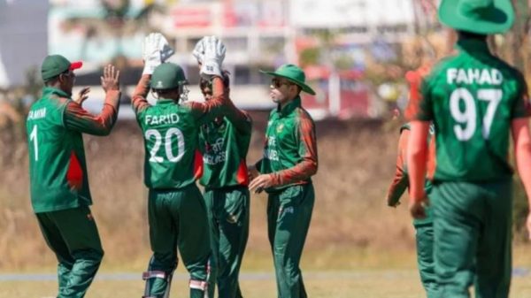 ত্রিদেশীয় সিরিজের ফাইনালে বাংলাদেশ অনূর্ধ্ব-১৯, দুর্দান্ত জয়ে জিম্বাবুয়েকে ছিটকে দিল