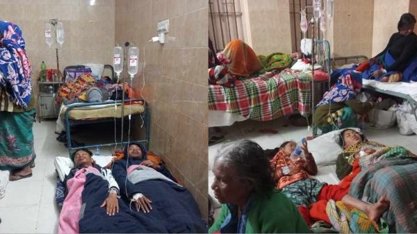 দিনাজপুরের কাহারোলে বিয়ের অনুষ্ঠানে খাবার খেয়ে অসুস্থ হয়ে একদিনে ১৮ জন ডায়রিয়া রোগী হাসপাতালে ভর্তি। ফুড পয়জনিংয়ের আশঙ্কা।