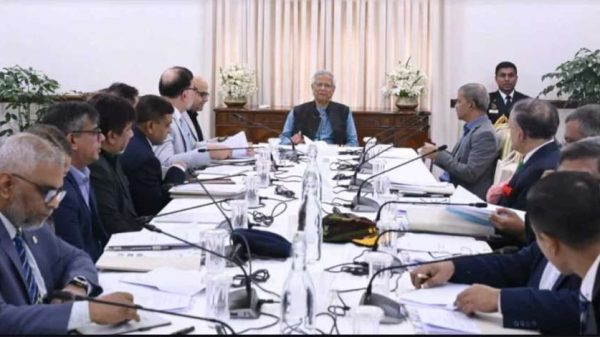 উপদেষ্টা পরিষদের বৈঠকে ব্যক্তিগত উপাত্ত সুরক্ষা, শিল্পকলা একাডেমি, সুপ্রিম কোর্ট সচিবালয় ও বনজ শিল্প উন্নয়ন কর্পোরেশন অধ্যাদেশের খসড়া অনুমোদন দেওয়া হয়েছে।