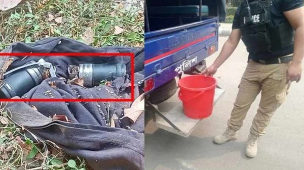 সুপ্রিম কোর্টে সাউন্ড গ্রেনেড উদ্ধার করেছে ডিএমপির বোম্ব ডিসপোজাল ইউনিট