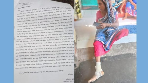 ঝিনাইদহের কালীগঞ্জে জমি ও পারিবারিক বিরোধে হামলায় এক গৃহবধূ গুরুতর আহত। অভিযুক্তদের বিরুদ্ধে আইনগত ব্যবস্থা দাবি।