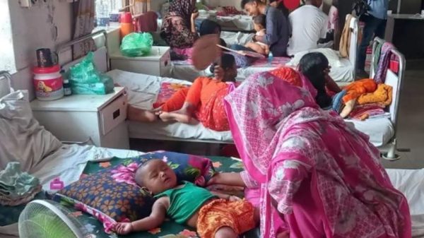 বাংলাদেশে হামের প্রাদুর্ভাব, হাসপাতালে চিকিৎসাধীন শিশু