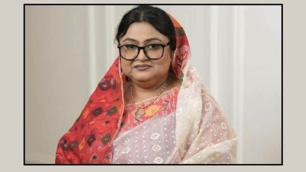 হলদিয়া ইউনিয়ন পরিষদ নির্বাচনে প্রচারণায় চেয়ারম্যান প্রার্থী লীনা পারভীন