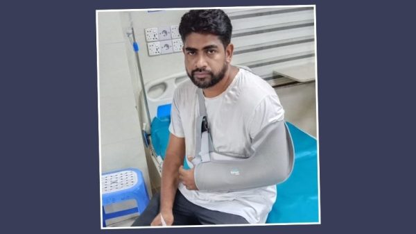 মুন্সীগঞ্জের লৌহজংয়ে হামলা, মিথ্যা তথ্য প্রচার ও আদালতের ওয়ারেন্ট থাকা সত্ত্বেও আসামি গ্রেপ্তার না করার অভিযোগে সংবাদ সম্মেলন করেছেন জিহাদ মজুমদার।